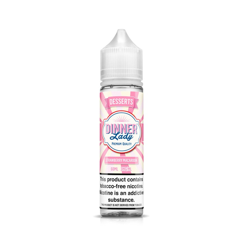 Strawberry Macaroon 60ml TF Vape Juice – Dinner Lady