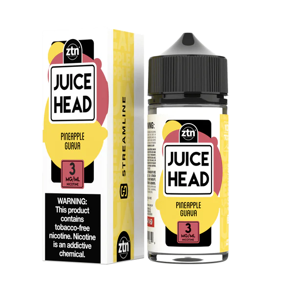 Juice Head Pineapple Guava 100ml ZTN Vape Juice