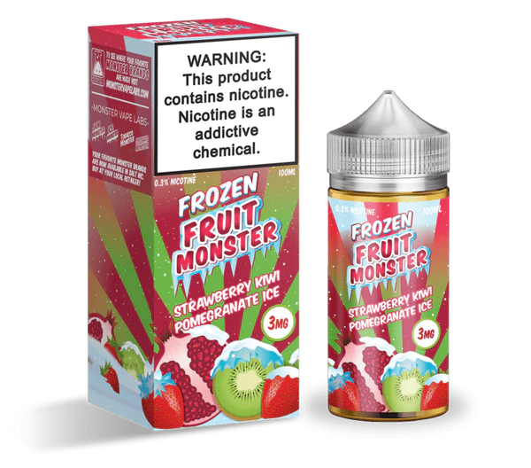 Frozen Fruit Monster Strawberry Kiwi Pomegranate Ice 100ml Vape Juice
