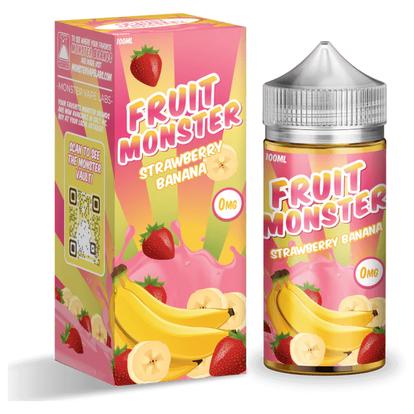 Fruit Monster Strawberry Banana 100ml Vape Juice