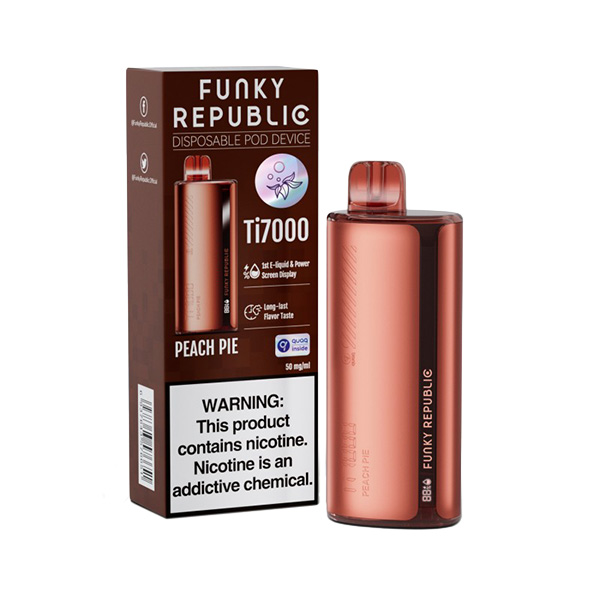 Funky Republic Ti7000 Disposable Vape (5%, 7000 Puffs)