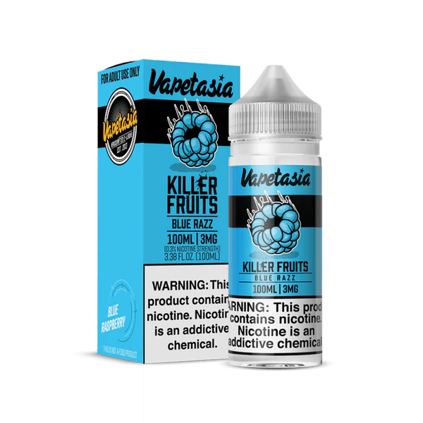 Vapetasia Killer Fruits Blue Razz 100ml Vape Juice