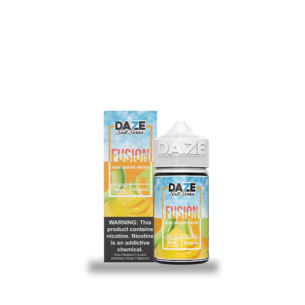 7 Daze Fusion Banana Cantaloupe Honeydew ICED 30ml Nic Salt Vape Juice