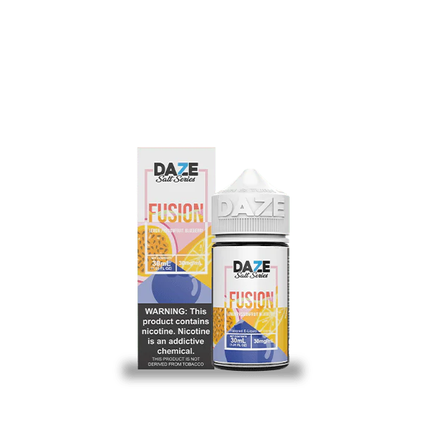7 Daze Fusion Lemon Passionfruit Blueberry 30ml Nic Salt Vape Juice