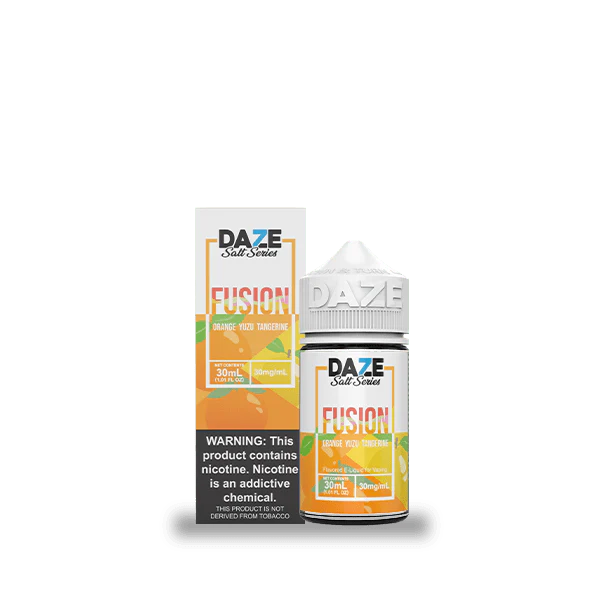 7 Daze Fusion Orange Yuzu Tangerine 30ml Nic Salt Vape Juice