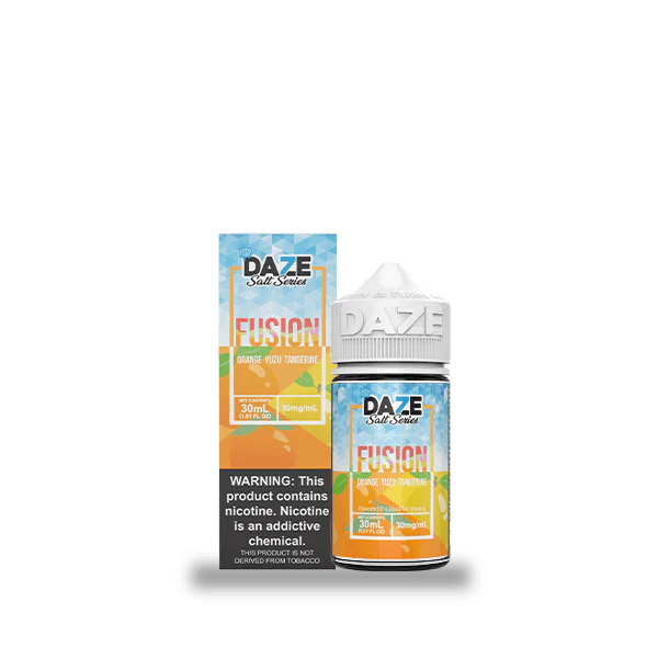 7 Daze Fusion Orange Yuzu Tangerine ICED 30ml Nic Salt Vape Juice