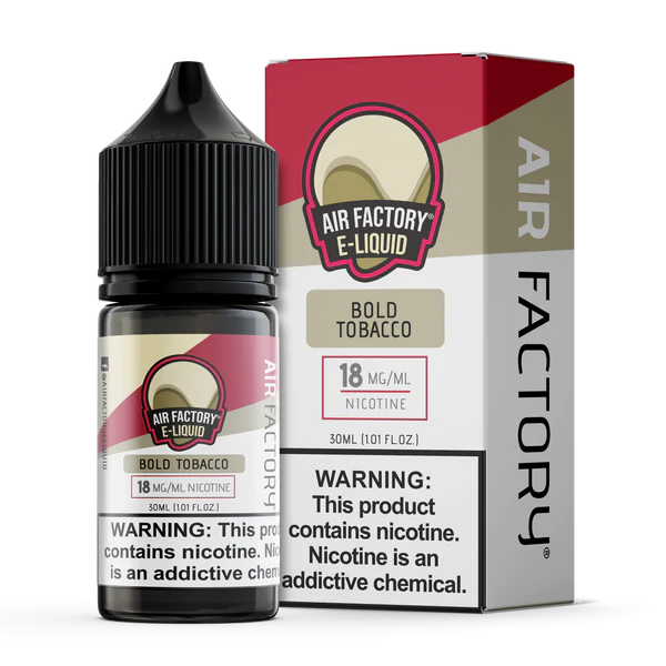 Air Factory Bold Tobacco 30ml Nic Salt Vape Juice