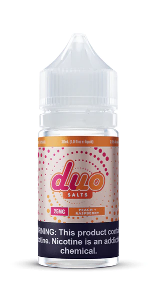 Burst Duo Salts Peach Raspberry 30ml Nic Salt Vape Juice