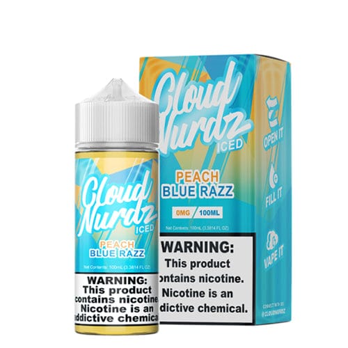 Peach Blue Razz Iced 30ml TF Nic Salt Vape Juice - Cloud Nurdz