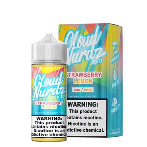 Strawberry Lemon Iced 30ml TF Nic Salt Vape Juice - Cloud Nurdz
