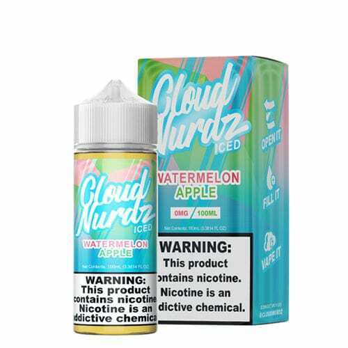 Cloud Nurdz Watermelon Apple ICED 30ml Nic Salt Vape Juice