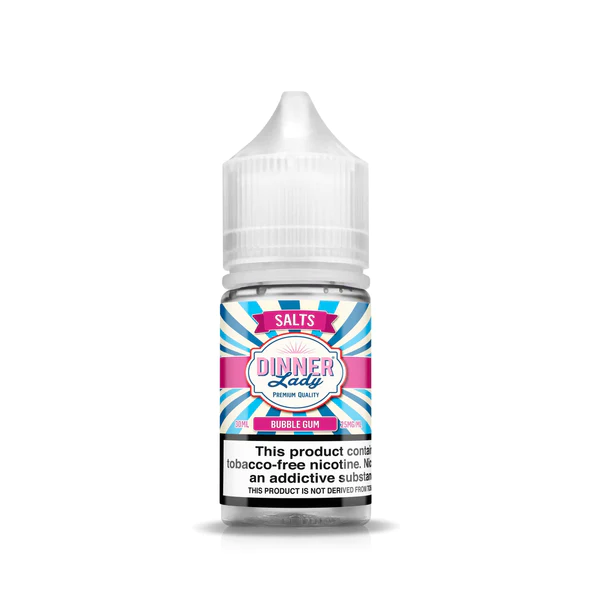 Bubblegum 30ml TF Nic Salt Vape Juice – Dinner Lady Salts