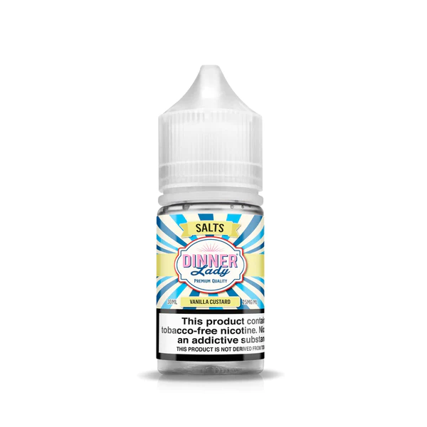 Vanilla Custard 30ml TF Nic Salt Vape Juice – Dinner Lady Salts
