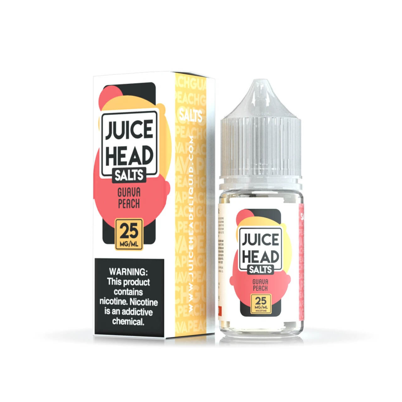 Guava Peach 30ml Nic Salt Vape Juice – Juice Head
