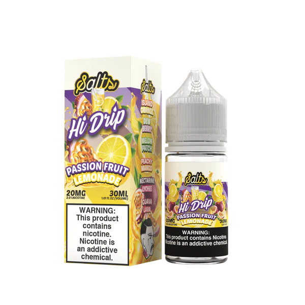 Hi-Drip Passionfruit Lemonade 30ml Nic Salt Vape Juice