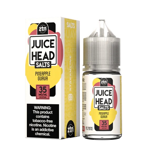 Juice Head Pineapple Guava 30ml Nic Salt ZTN Vape Juice
