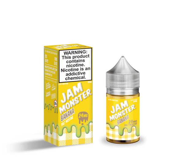 Jam Monster Salts Banana 30ml Nic Salt Vape Juice