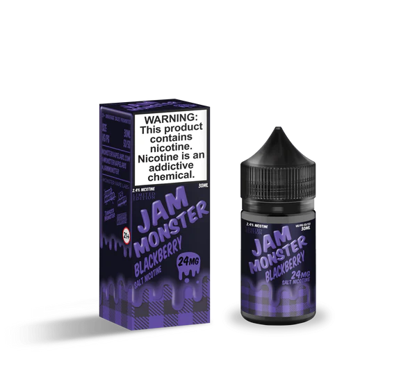 Jam Monster Salts Blackberry 30ml Nic Salt Vape Juice