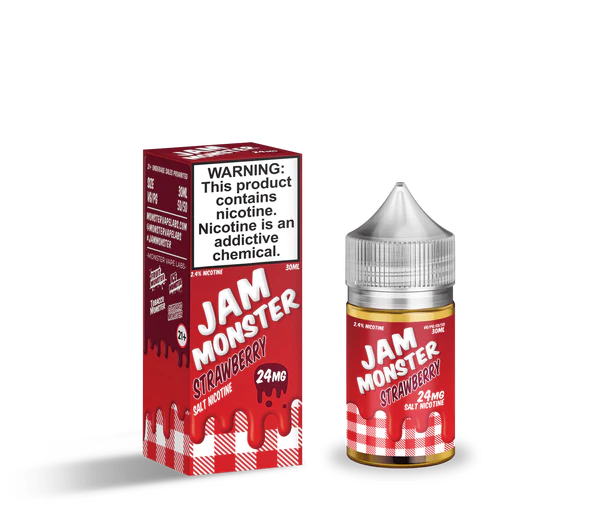 Jam Monster Salts Strawberry 30ml Nic Salt Vape Juice