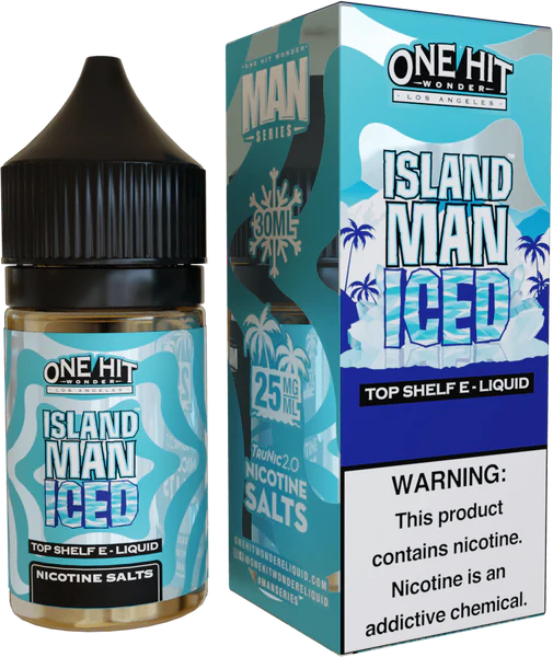 One Hit Wonder Island Man Iced 30ml Nic Salt Vape Juice