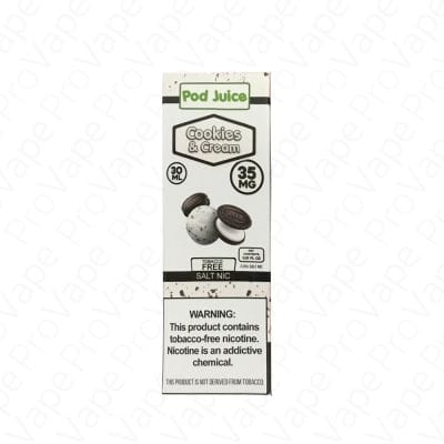 Pod Juice Cookies n Cream TF 30ml Nic Salt Vape Juice