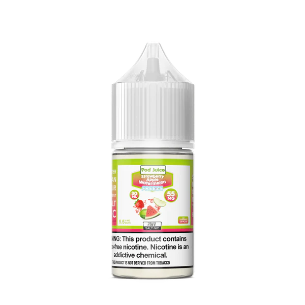 Pod Juice Strawberry Apple Watermelon Freeze TF 30ml Nic Salt Vape Juice