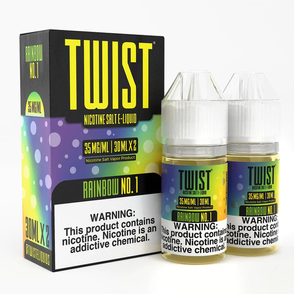 Rainbow No. 1 2x 30ml Nic Salt Vape Juice – Twist E-Liquids
