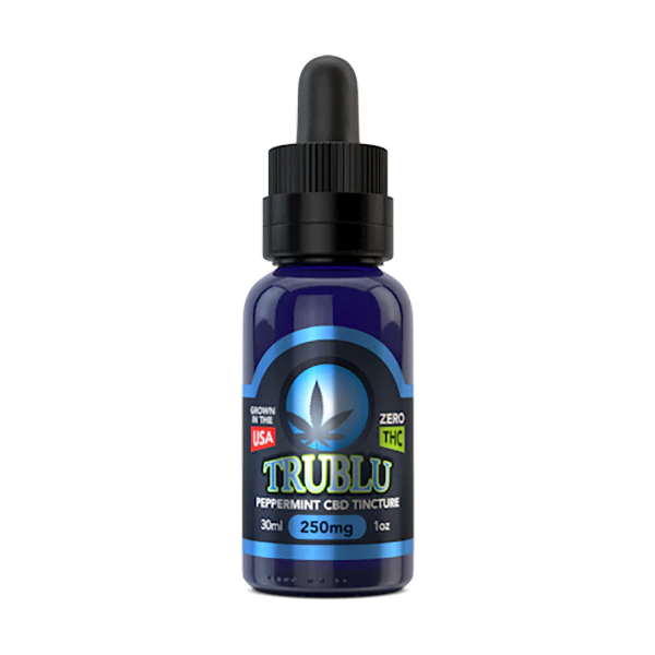 Blue Moon Hemp Tru Blu Peppermint CBD Tincture 100mg - 3000mg - 30ml