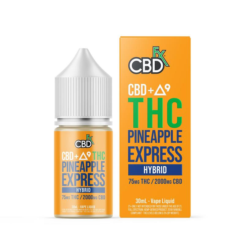 CBD Vape Juice – Pineapple Express CBD + Delta 9 Vape Juice – 75mg – 2000mg – By CBDfx