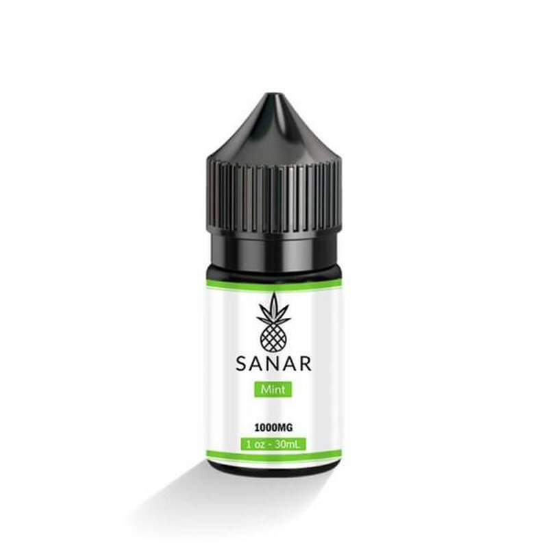 Sanar – CBD Vape Juice – Mint – 1000mg