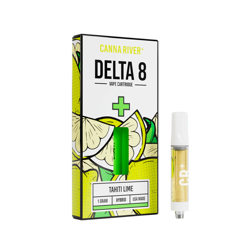 THC Vape – Tahiti Lime D8 Cartridge – 1g – By Canna River