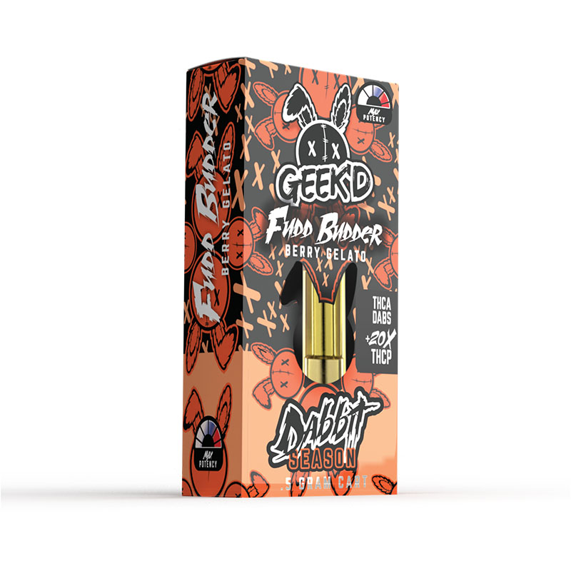 THC Cartridge – Delta 8:THC-P:THC-A Blend Cartridge – Fudd Budder Berry Gelato – By Geek’d