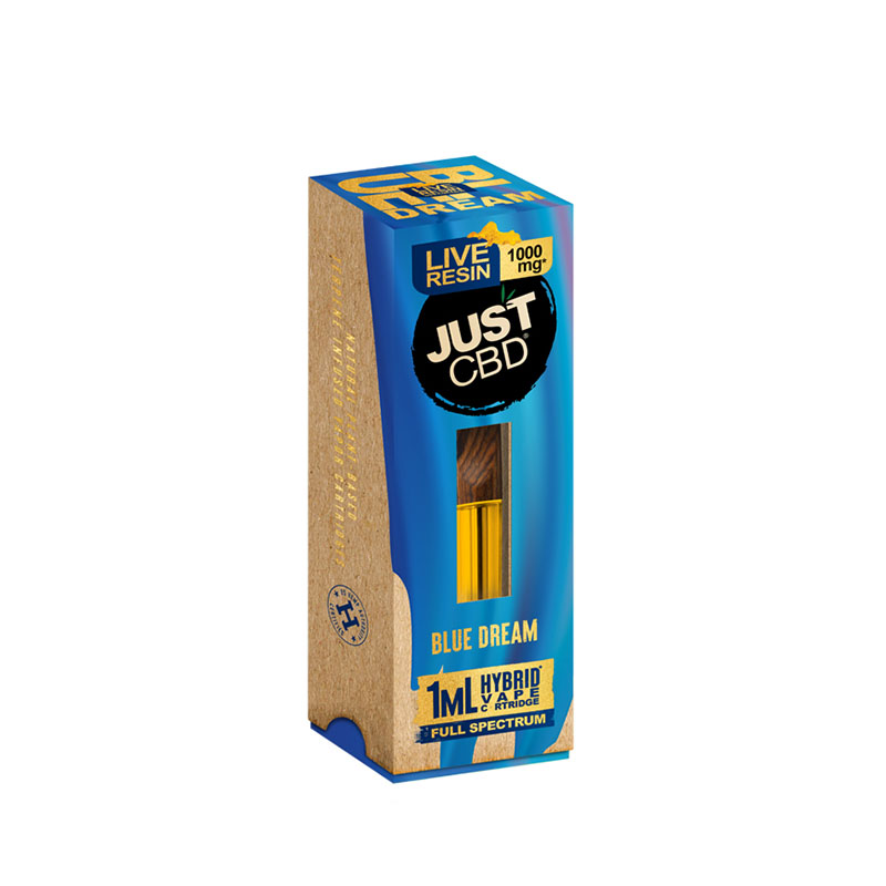 CBD Vape – CBD:CBN:CBG Blend Cartridge – Blue Dream Live Resin – 1000mg – By JustCBD