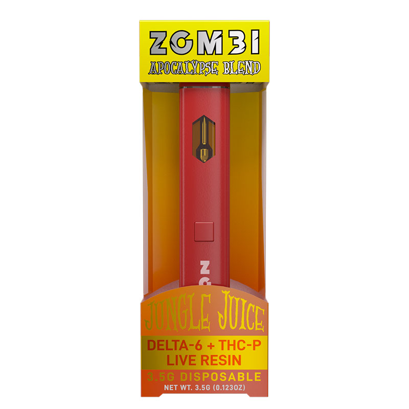 THC Vape Pen – Delta Blend THC P Disposable – Jungle Juice – 3.5g – By Zombi