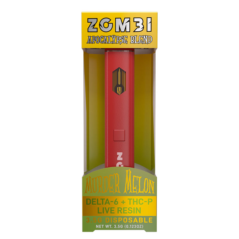 THC Vape Pen – Delta Blend THC P Disposable – Murder Melon – 3.5g – By Zombi