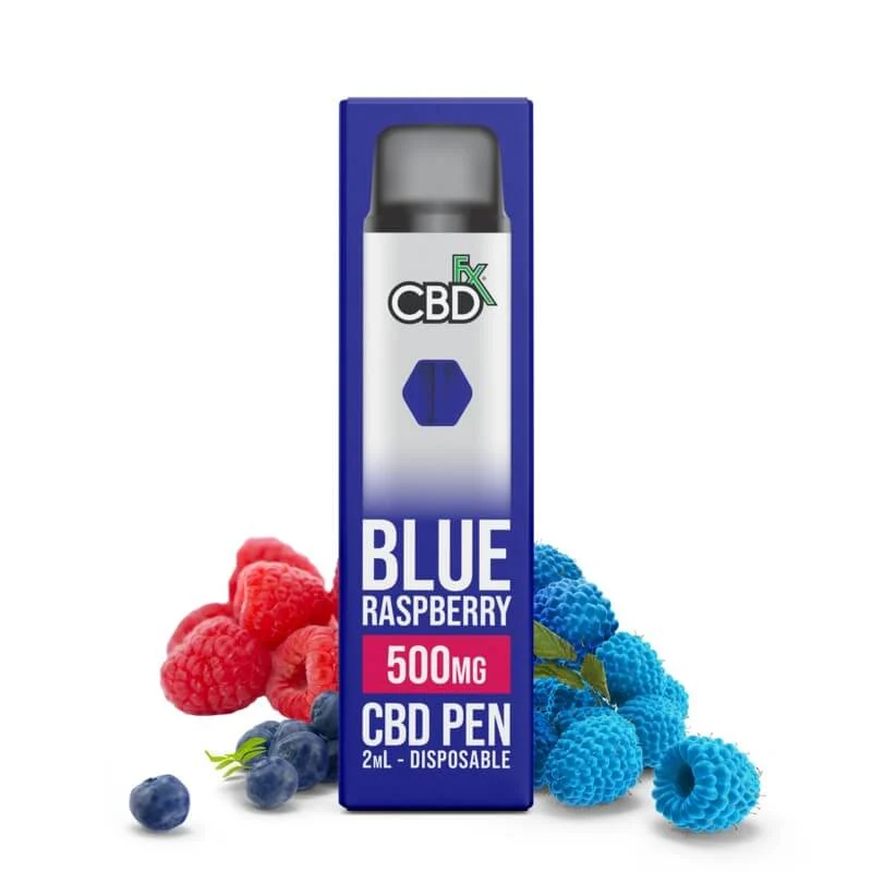 CBDfx Blue Raspberry CBD Vape Pen 500MG