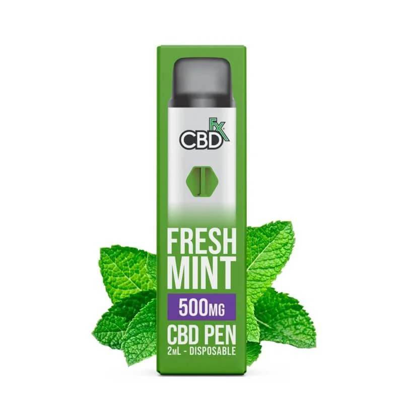 CBDfx Fresh Mint CBD Vape Pen 500MG