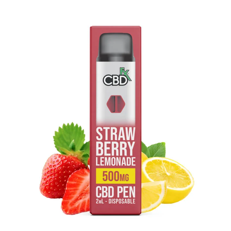 CBDfx Strawberry Lemonade CBD Vape Pen 500MG