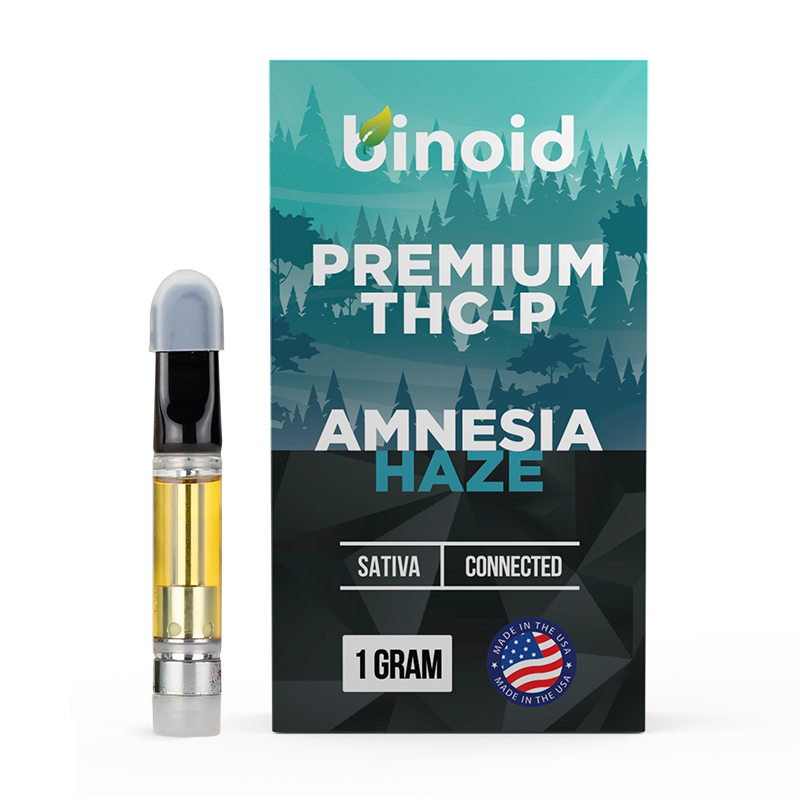 THC-P Vape – Amnesia Haze Cartridge – 1g by Binoid