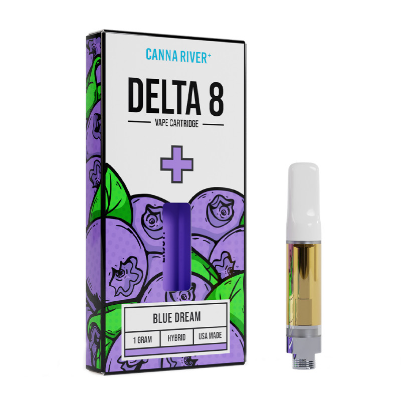 Canna River – Delta 8 Vape – Cartridge – Blue Dream – 1g