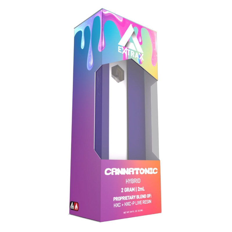 Delta Extrax – HXC Vape – HXC:HXCP Live Resin Disposable Pen – Cannatonic – 2g