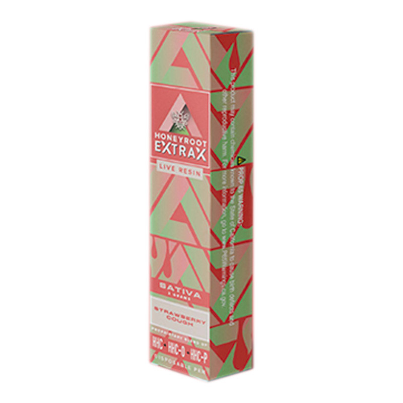 Honeyroot x Extrax – HHC HHCP Live Resin Disposable – Strawberry Cough Sativa – 2g