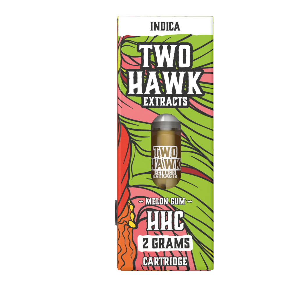 Two Hawk Hemp – HHC Vape – HHC Cartridge – Melon Gum – 2g