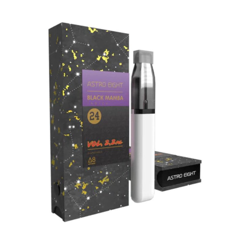 Weed Pen – D8 Disposable Vape Pen – Black Mamba – 2.2ml by Astro Eight