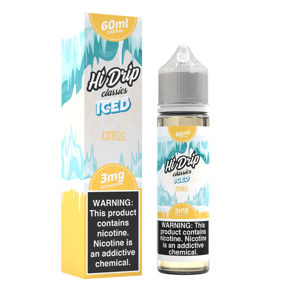 Citrus Iced 60ml Vape Juice - Hi Drip