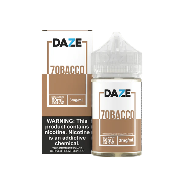 7 Daze Tobacco 60ml Vape Juice