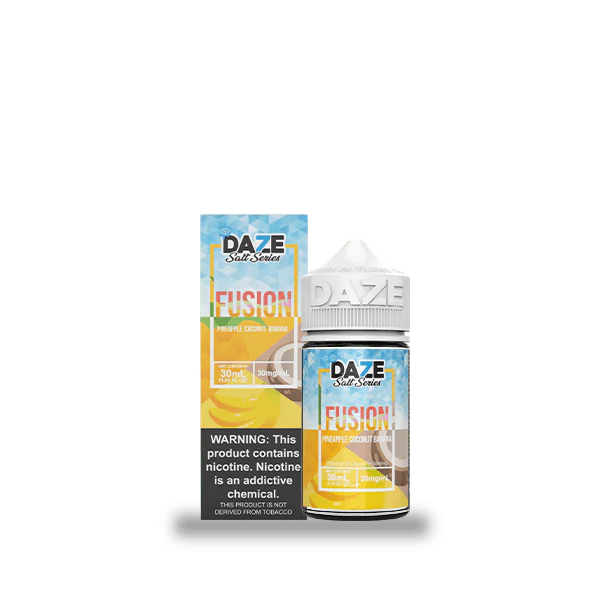 7 Daze Fusion Pineapple Coconut Banana ICED 30ml Nic Salt Vape Juice