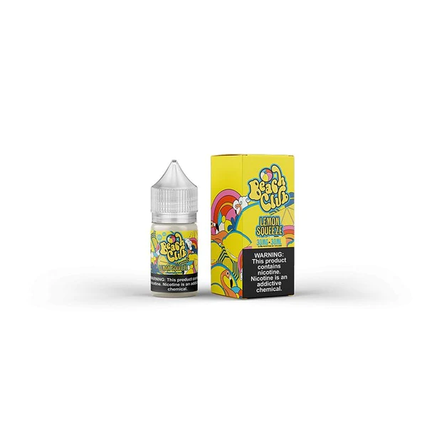 Beach Club Lemon Squeeze Nic Salt Vape Juice 30ml