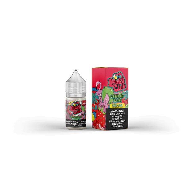 Beach Club Strawberry Nectar Nic Salt Vape Juice 30ml