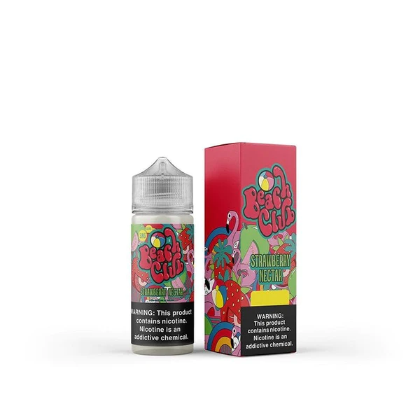 Beach Club Strawberry Nectar Vape Juice 100ml